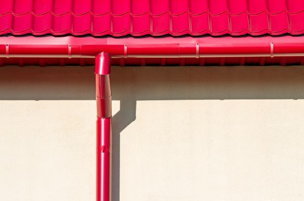 Barn Downspout Installation in Newport News