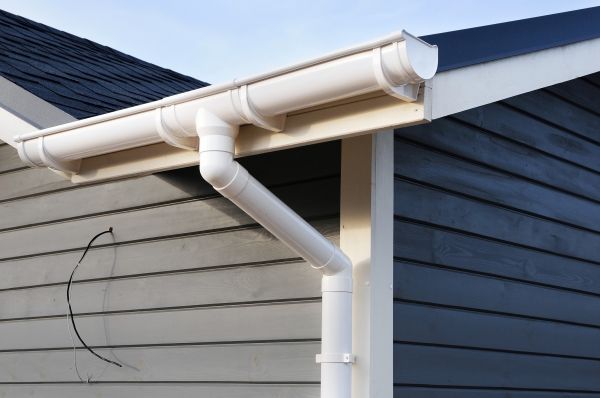 PVC Rain Gutter Installation in Newport News