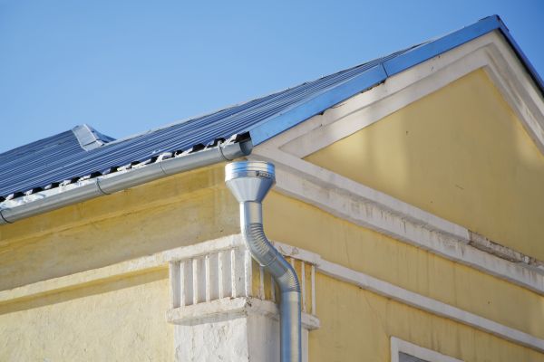 Steel Downspout Installation in Newport News