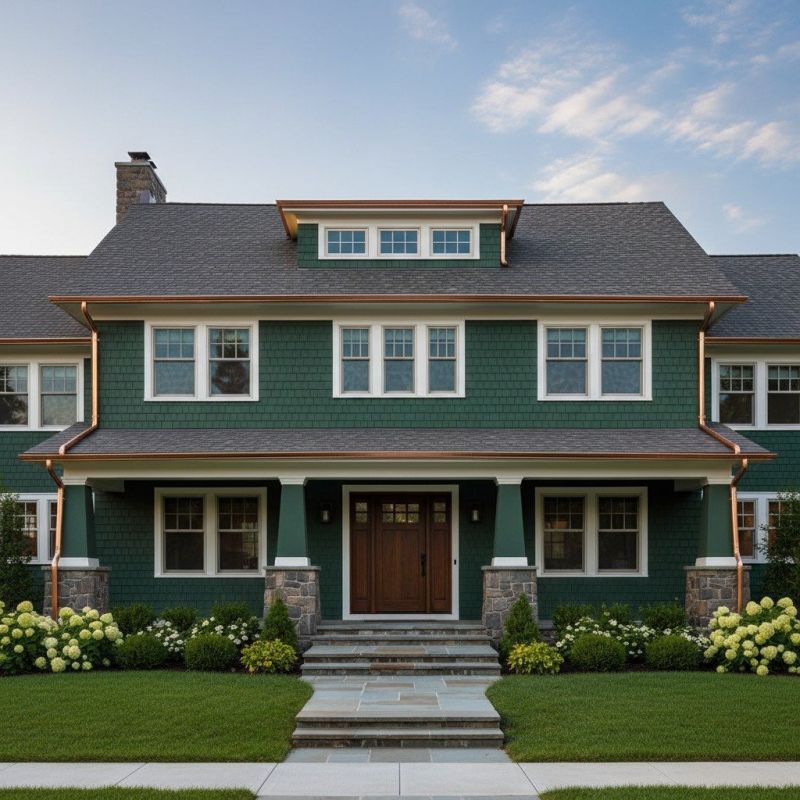 Copper Gutter Replacement detail